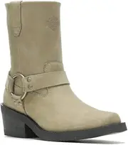 Harley-Davidson Women's Korsen Harness Mid Calf Boot, Brown, 10