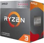 AMD Ryzen 3 3200G, 3.7 Ghz 4-Core/4 Threads AM4 Processor with Radeon RX Vega...