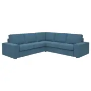 KIVIK corner sofa, 4-seat, Tallmyra blue