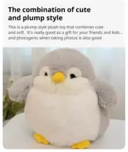 20cm Penguin Plush Toy - Cute Soft Stuffed Animal Doll | Gift for Kids & Babies