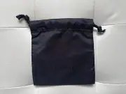 Chanel Black Satin Drawstring Dust Bag Small Size
