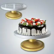 360 Degree Smooth Rotating Fiber Cake Stand Decorating Turntable Decorate Cake