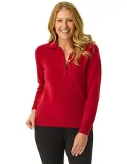 [Fella Hamilton] Jayne Polo in Red