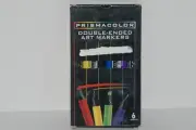 Prismacolor Premier Double-Ended Art Markers Fine and Chisel Tip 6-Count 283910
