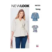 New Look Sewing Pattern N6720 Misses' Tops