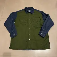 在飛比找蝦皮購物優惠-y Levi’s 牛仔襯衫 Shirt 撞色 拼接 拼布 o