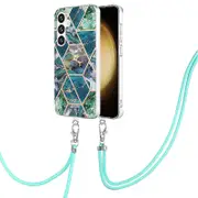 YB IMD Series-5 For Samsung Galaxy S24+ Cell Phone Cases Electroplating TPU IML IMD Back Shell Cover