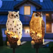 1pc Owl Solar Powered Garden LED Lights Outdoor Owl LED Lawn Christmas Lamps
