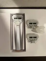 Women’s Flamingo Taro & Rose Gold Razor, 5-Blade Cartridges, Shower Holder 1+2