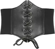 [GRACE KARIN] Womens Corset Belt Vintage Lace-up Cinch Elastic Waist Belt