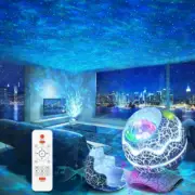 Rossetta Galaxy Projector, Star Projector for Bedroom, Night Lights White