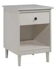 Walker Edison 1-Drawer Solid Wood Nightstand