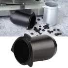 Lightweight Aluminum Coffee Powder Dosing Cup 54mm Anti Fly Design Black