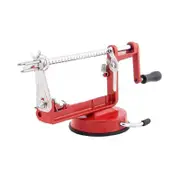 3 In 1 Apple Peeler Red Kitchen Tool Slinky Machine Fruit Cutter Slicer Corer