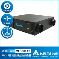 在飛比找PChome24h購物優惠-【DELTA 台達電子】PM2.5直流變頻全熱交換器適用12