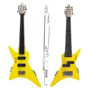 Busuyi 8 string bass/5 string fretless bass double sided double neck.