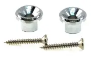 SquierModders Crhome Vintage Style String Trees w/Screws