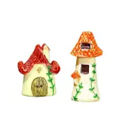 Miniature Decor Garden House Mini Fairy House Cottage Mushroom House Resin Craft