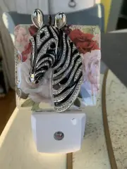 Zebra Art Led Dusk To Dawn Night Light