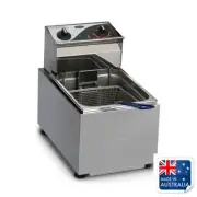 Benchtop Fryer / Deep Fryer 8L Single 15amp Roband F18 Chips & Fries