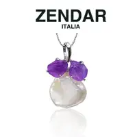 在飛比找ETMall東森購物網優惠-ZENDAR 年度純銀淡水珍珠 Elegant White 