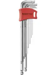 PB Swiss 9pc Metric Long Arm Ball End Hex Key L-Wrench Set (PB 212.LDH-10)