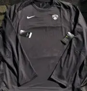 Nike Brooklyn Nets Player Issue Shooting Shirt Lonng Sleeve Mens Size XXL New