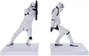 Nemesis Now Officially Licensed The Original Stormtrooper Bookend Figures, Resin, White, 18.5 cm