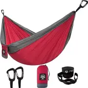 Brand New Portable Camping Hammock Travel Hiking Backyard Heavy Duty w Straps