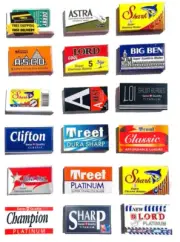 Astra-Derby-Shark-Lord-Treet-Sharp 100 Quality Double Edge Razor Blades Sampler