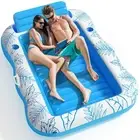 Inflatable Adult Pool Lounger Float - BAIAI Large Beach Sun Tanning Floaty Ra...