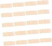 [WATIIFUFU] 20pcs 2 2 Underwear Extender Bra Back Buckle Bra Extender Strap Adjustable Bra Belt Bras Bra Converter Strap Elastic Bra Extender Bra Hook Extenders 4 Hook Polyester, As Shown