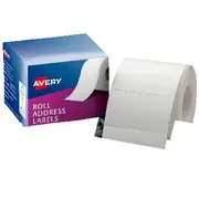 Avery Roll Address Labels 63 x 36mm White 500 Pack