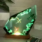 Avatar 2 Jake Sully Skimwing Helicoptor Epoxy Resin Lamp, Wood Resin Night Light
