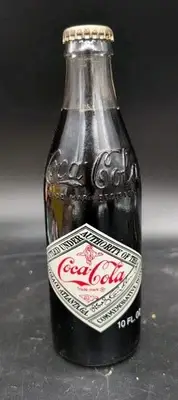 1985 75th Anniversary Coca Cola Bottle