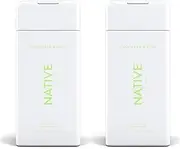 Native, Cucumber and Mint Body Wash 11.5 oz Bottles x2