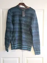 Tommy Hilfiger Wool Blend Sweater Mens Medium Size Pullover Winter Knit