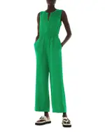 Whistles Melanie Linen Jumpsuit