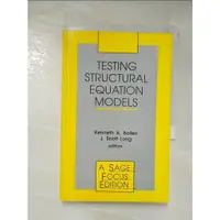 在飛比找蝦皮購物優惠-Testing Structural Equation Mo