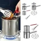 Stainless Steel Basket Pot Fryer Fry Deep Frying Fish Strainer French Chips Mesh