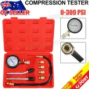 Petrol Engine Compression Tester Kit Tool Set For Automotives Motorcycle NEW
