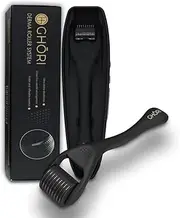 [GHORI] Derma Roller For Hair Growth with 540 Microscopical Needles Repairs Damaged Hair, Activates Hair Follicles For Hair Fall & Hair Thickening (1.5MM)