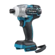 Drillpro 18V 520N.m Cordless Brushless Power Impact Drivers Electric Screwdriver Drill Stepless Speed Change Switch Adap
