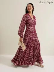 Phase Eight Pink Joon Shimmer Dress (E70115) | $690