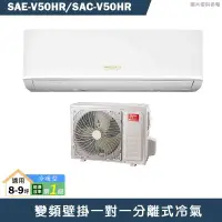 在飛比找陽信商店街優惠-SANLUX台灣三洋【SAE-V50HR/SAC-V50HR