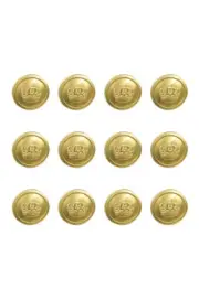 WWI Imperial German Prussian Crown General Button 21mm (12pcs)