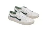 Mens Vans Sk8 Low Premium Leather Green Gables Lace Up Shoes