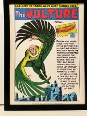 Spider-Man Vulture by Steve Ditko 9x12 FRAMED Marvel Comics Vintage Art Print Po