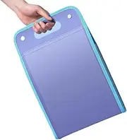 2 Pcs Extended Waterproof Folder, Large Capacity 13-Tier Vertical File Bag,School Office Supplies, Folders for Filing Cabinet, School, Office,A4 Hand-Held Document Holder, with Top Tab