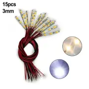 LED Light Strip Dollhouse Toys Lamps 15pcs 20mA/30mA Model Railroad Track